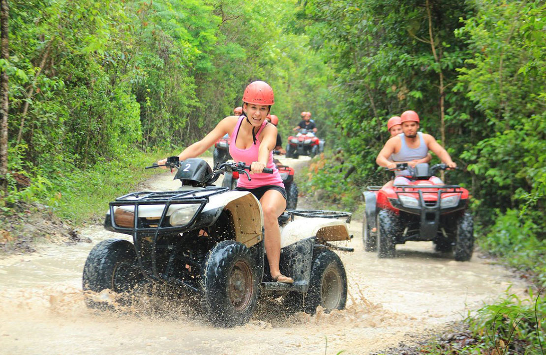 COMBO 3X1 TIROLESA & ATV INDIVIDUAL & CENOTE