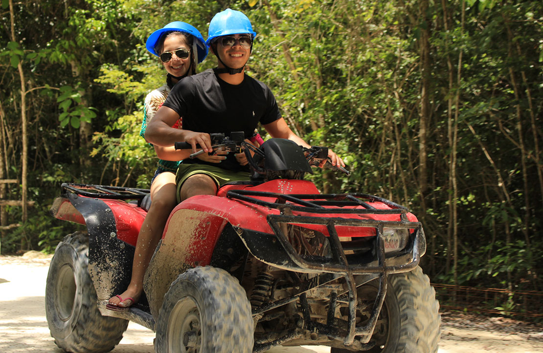 COMBO 3X1 TIROLESA & ATV INDIVIDUAL & CENOTE